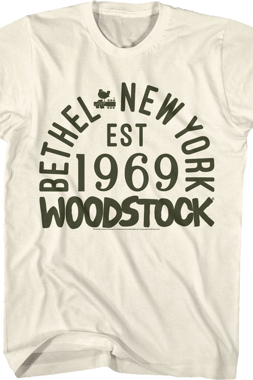 Bethel New York 1969 Woodstock T-Shirt