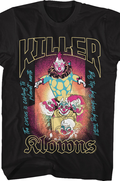 Big Top Poster Killer Klowns From Outer Space T-Shirt