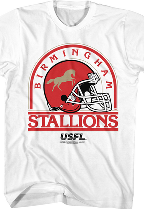 Birmingham Stallions Helmet USFL T-Shirt