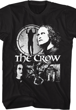 Black And White Collage The Crow T-Shirt