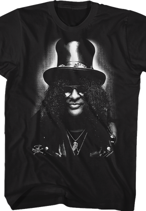 Black And White Image Slash T-Shirt