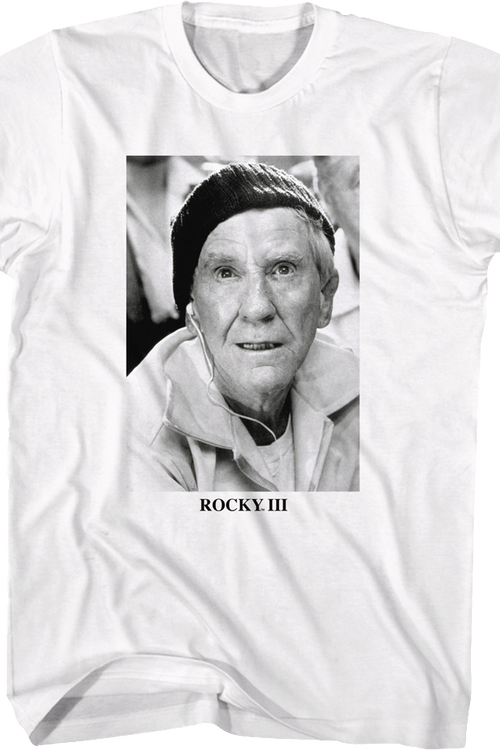 Black And White Mickey Photo Rocky III T-Shirt