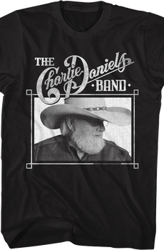 Black And White Photo Charlie Daniels Band T-Shirt