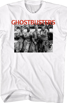 Black And White Photo Ghostbusters T-Shirt
