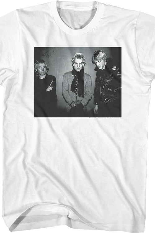 Black And White Photo The Police T-Shirt