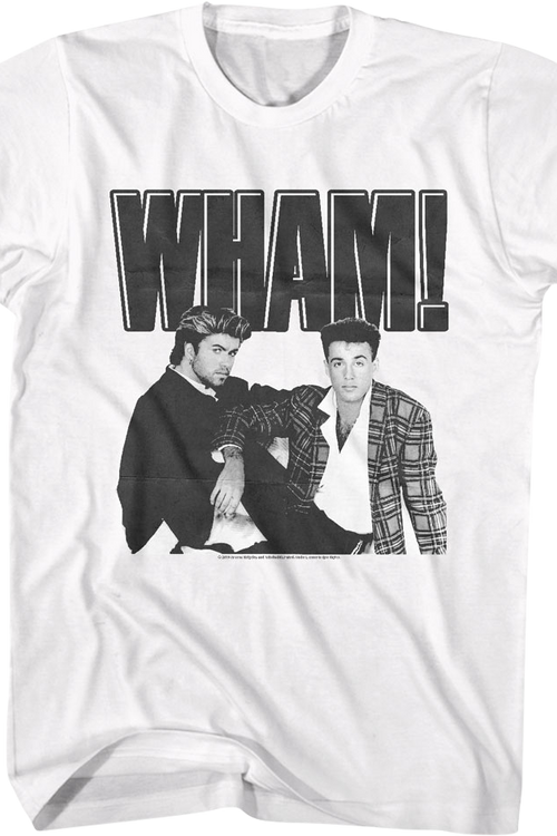 Black and White Wham T-Shirt