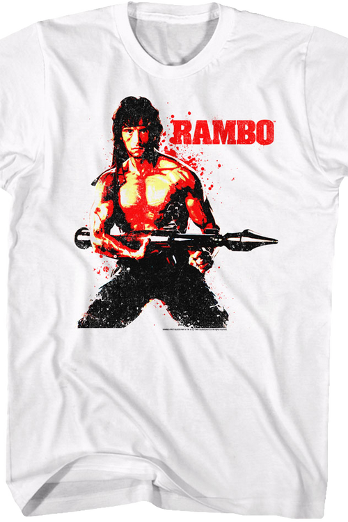 Blood Splattered Rambo T-Shirt