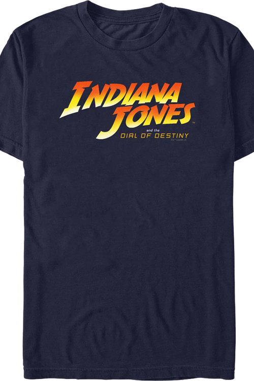 Blue Indiana Jones and the Dial of Destiny T-Shirt