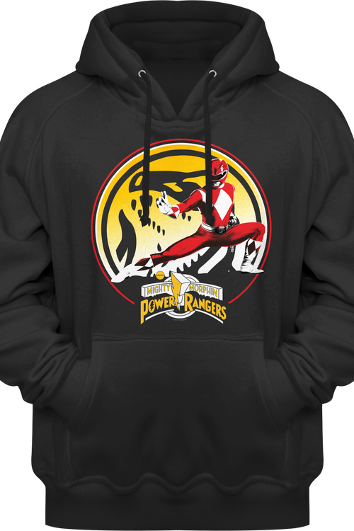 Tyrannosaurus Power Coin Mighty Morphin Power Rangers Hoodie