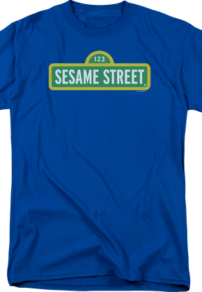 Blue Sign Sesame Street T-Shirt