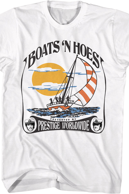 Boats 'N Hoes Presented By Prestige Worldwide Step Brothers T-Shirt