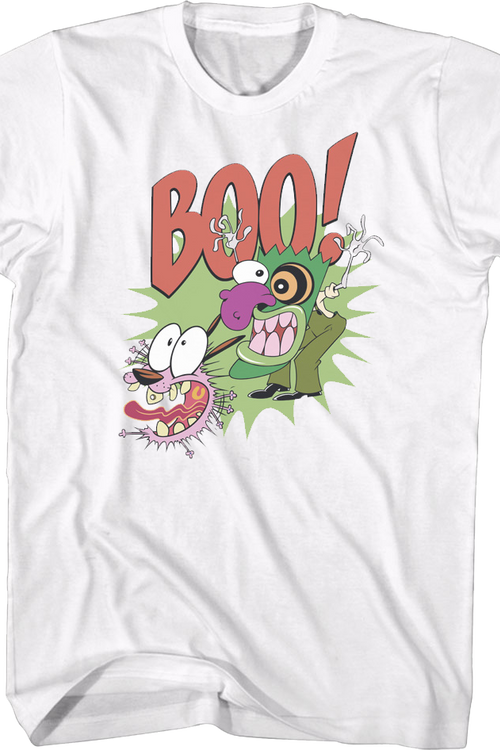 Boo Courage The Cowardly Dog T-Shirt