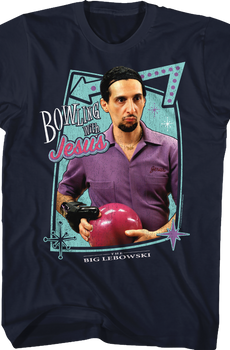 Bowling With Jesus Big Lebowski T-Shirt
