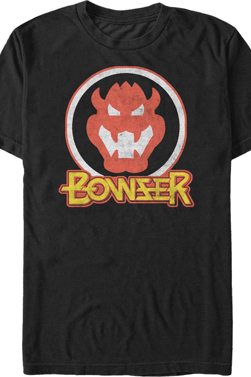 Bowser Logo Super Mario Bros. Nintendo T-Shirt