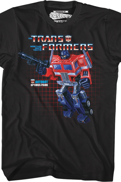 Box Art Optimus Prime Shirt