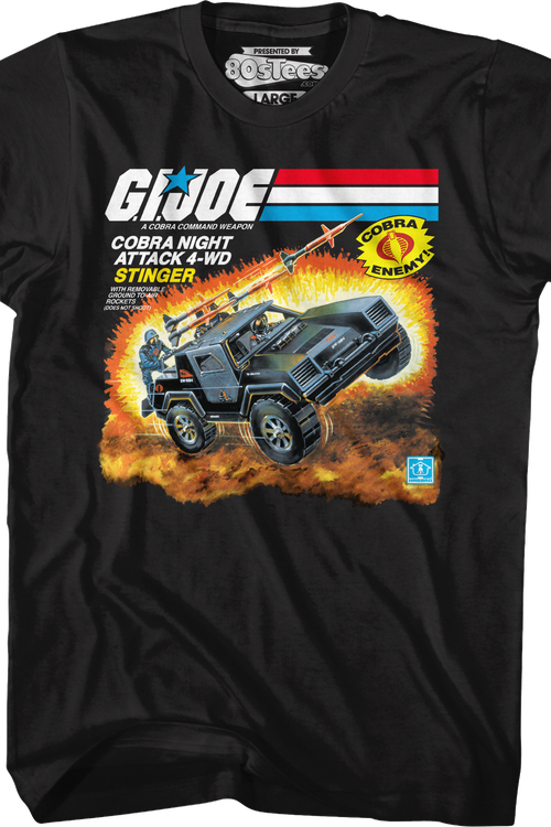 Box Art Stinger GI Joe T-Shirt