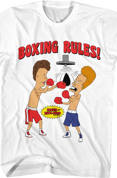 Boxing Rules Beavis And Butt-Head T-Shirt