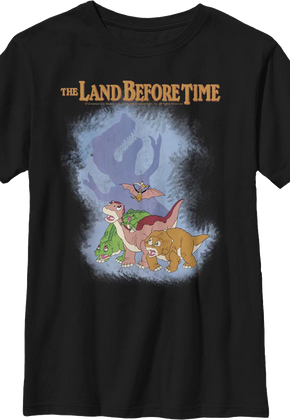 Boys Youth Sharptooth Shadow Land Before Time Shirt