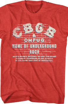 Brick Wall CBGB T-Shirt