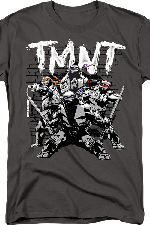 Brick Wall Pose Teenage Mutant Ninja Turtles T-Shirt