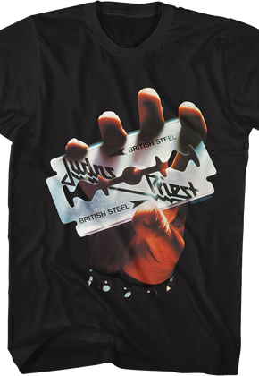 British Steel Album Cover Judas Priest T-Shirt