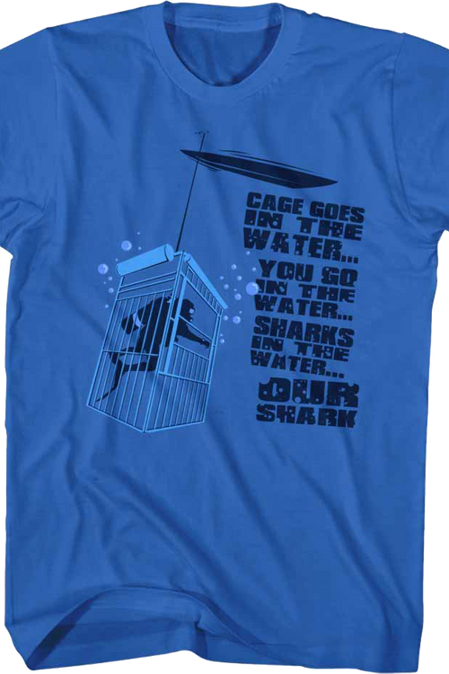 Cage Goes In The Water Jaws T-Shirt