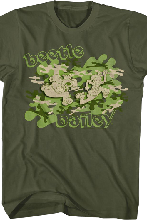 Camouflage Beetle Bailey T-Shirt