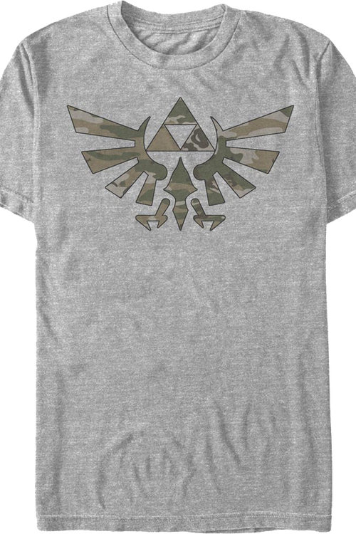 Camouflage Triforce Legend of Zelda T-Shirt