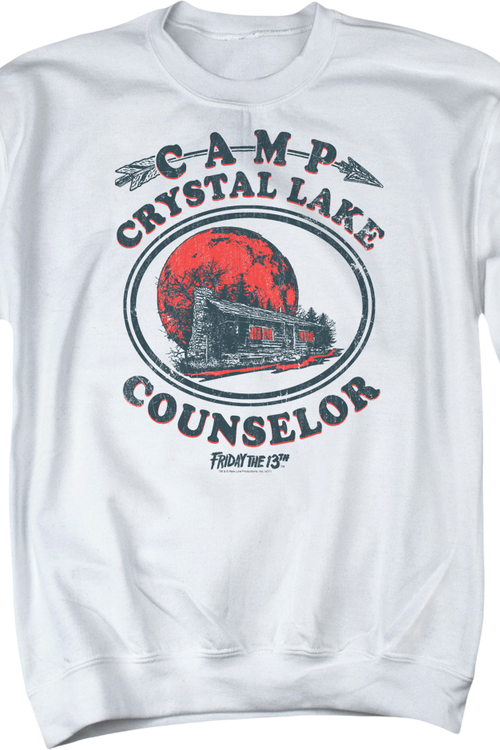 Camp Crystal Lake Counselor Friday the 13th Sweatshirt