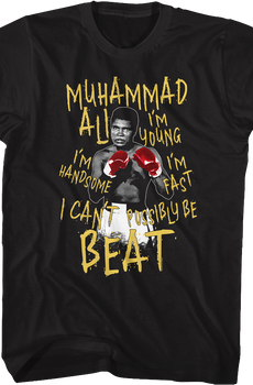 Can't Possibly Be Beat Muhammad Ali T-Shirt