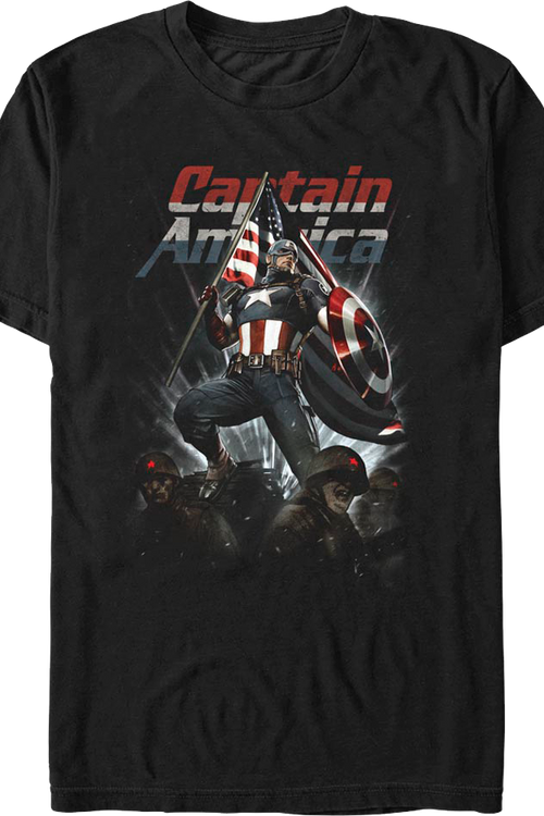 Captain America Living Legend Marvel Comics T-Shirt