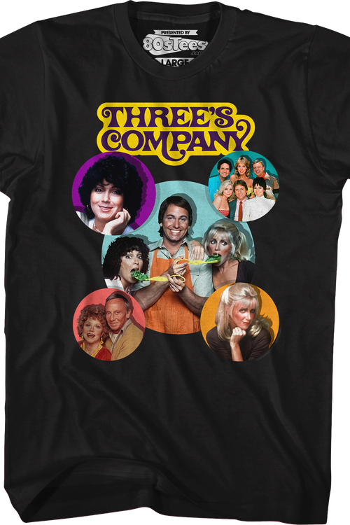 Cast Collage Three's Company T-Shirt