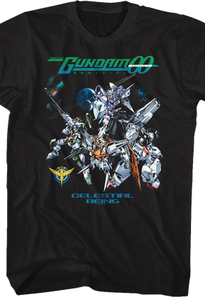 Celestial Being Gundam T-Shirt