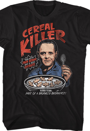 Cereal Killer Silence Of The Lambs T-Shirt