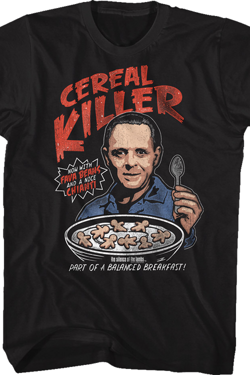 Cereal Killer Silence Of The Lambs T-Shirt