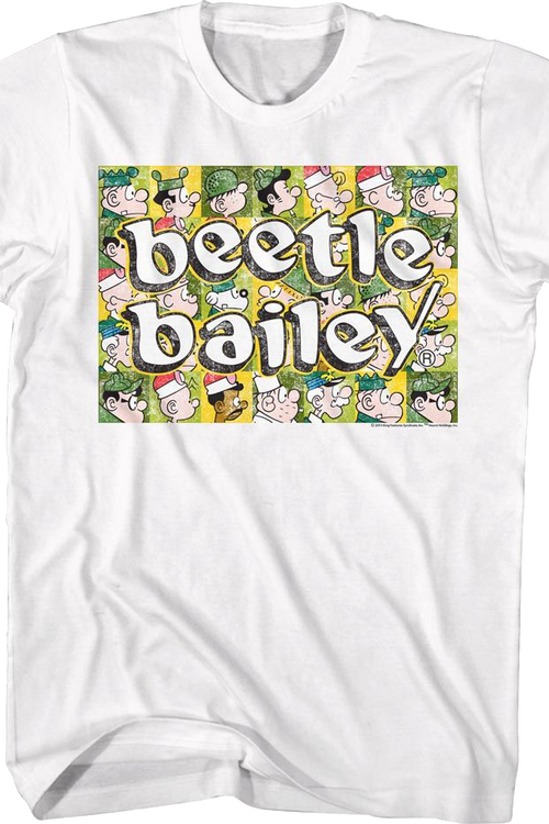 Character Collage Beetle Bailey T-Shirt