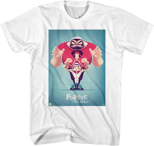 Bluto Olive Oyl Popeye T-Shirt