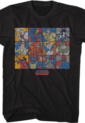 Character Panels Masters of the Universe T-Shirt