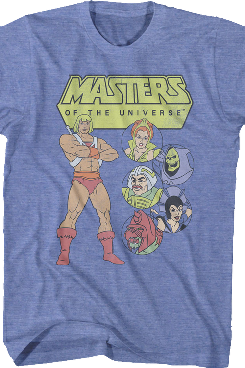 Characters Collage Masters of the Universe T-Shirt