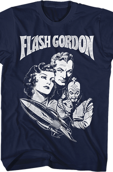 Characters Rocket Flash Gordon T-Shirt