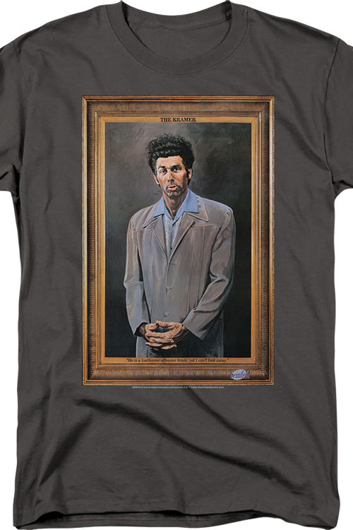 Charcoal Kramer Painting Seinfeld T-Shirt