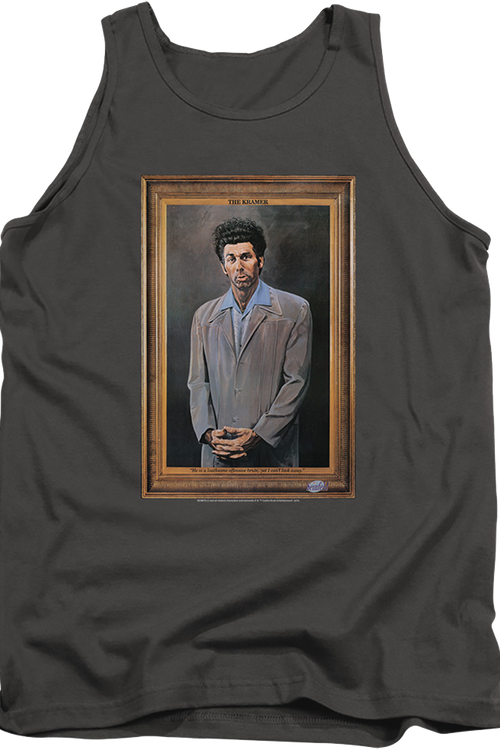 Charcoal Kramer Painting Seinfeld Tank Top