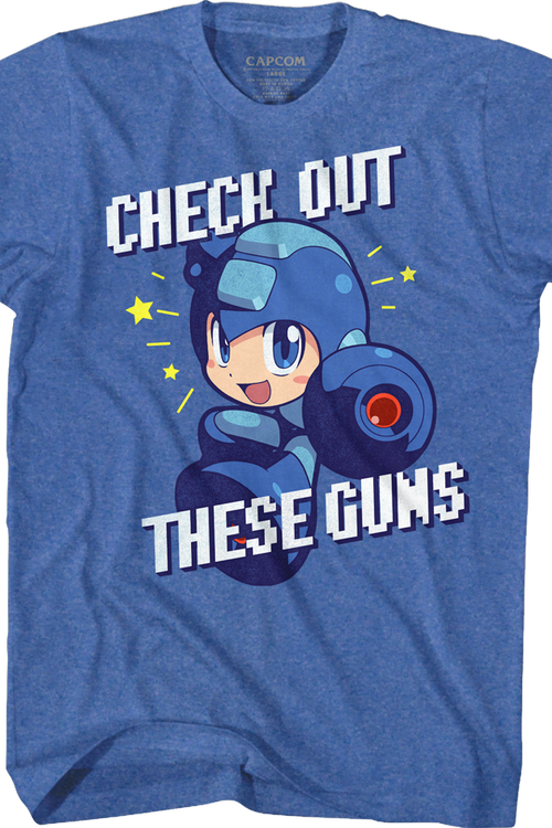 Check Out These Guns Mega Man T-Shirt