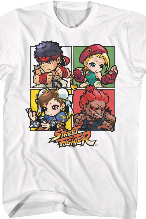 Chibi Boxes Street Fighter T-Shirt