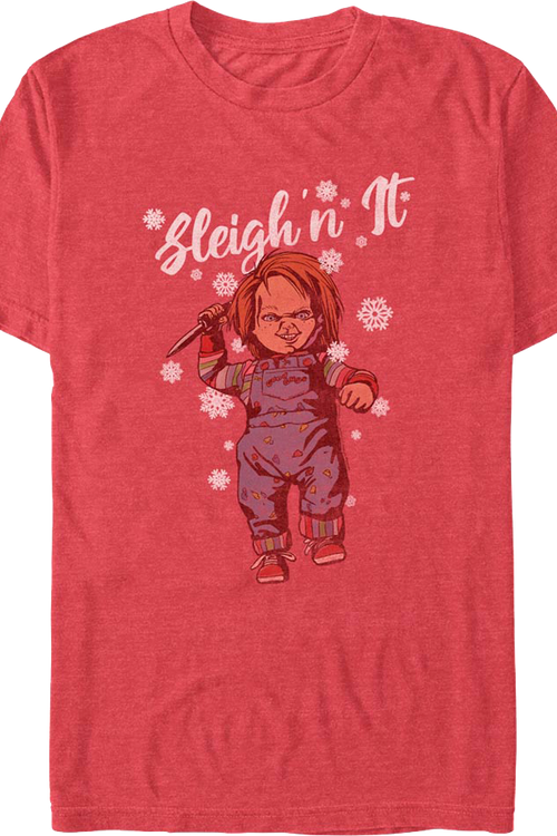 Chucky Sleigh'n It Child's Play T-Shirt