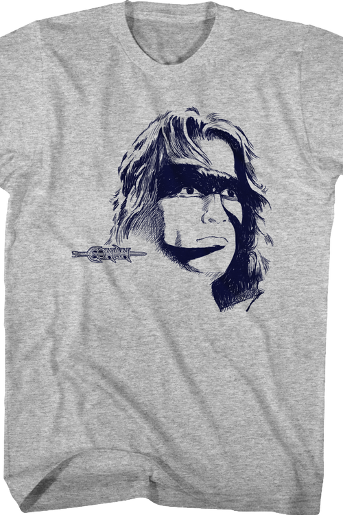 Cimmerian Sketch Conan The Barbarian T-Shirt