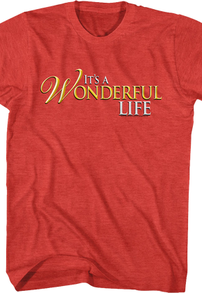 Classic Logo It's A Wonderful Life T-Shirt