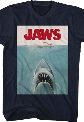 Classic Movie Poster Jaws T-Shirt