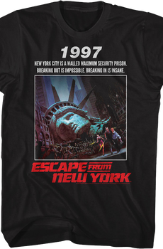 Classic Poster Escape From New York T-Shirt