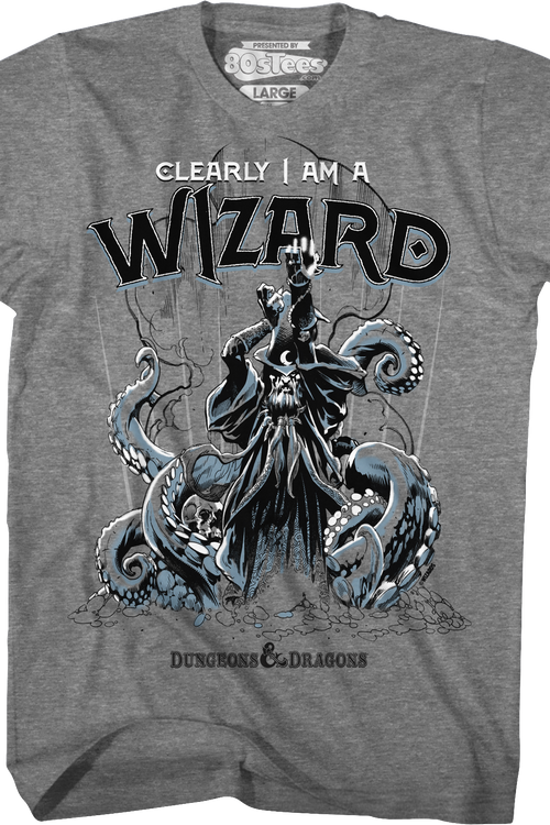 Clearly I Am A Wizard Dungeons & Dragons T-Shirt